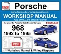 Porsche 968 workshop service repair manual